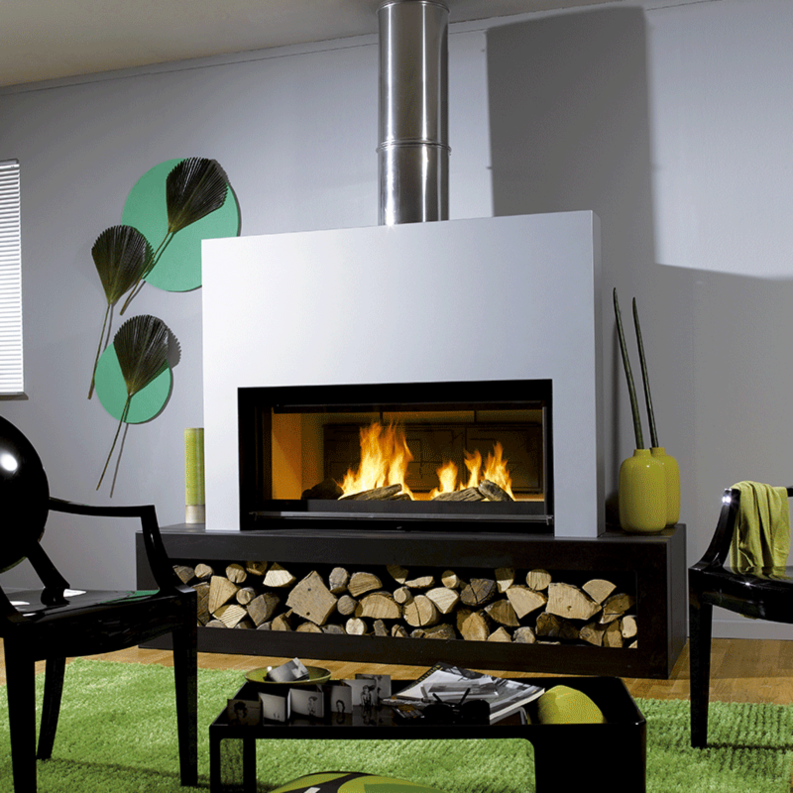 Estufa-Chimenea Meleze 4 – 17 kW - Imagen 3